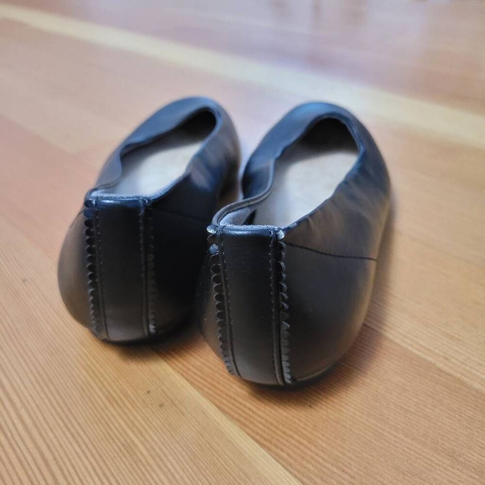 Dr Scholls 10W wexley black flats sustainable comfort minimalist neutral classic - Picture 7 of 11